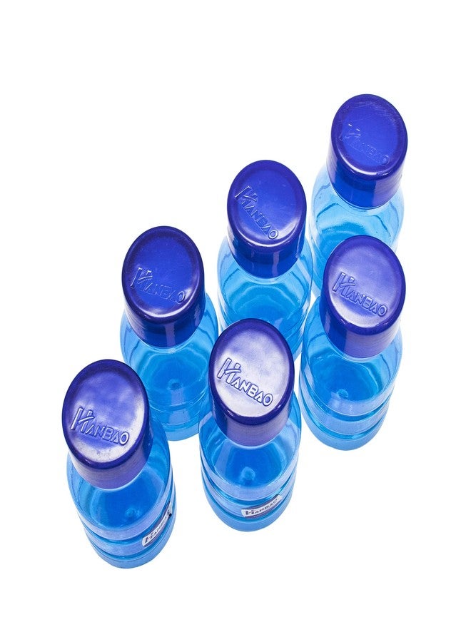 HANBAO SMALL PET WATER BOTTLE, 250ml (Pack of 6) Blue - Image 3